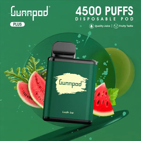 GUNNPOD PLUS LUSH ICE – 4500 PUFFS